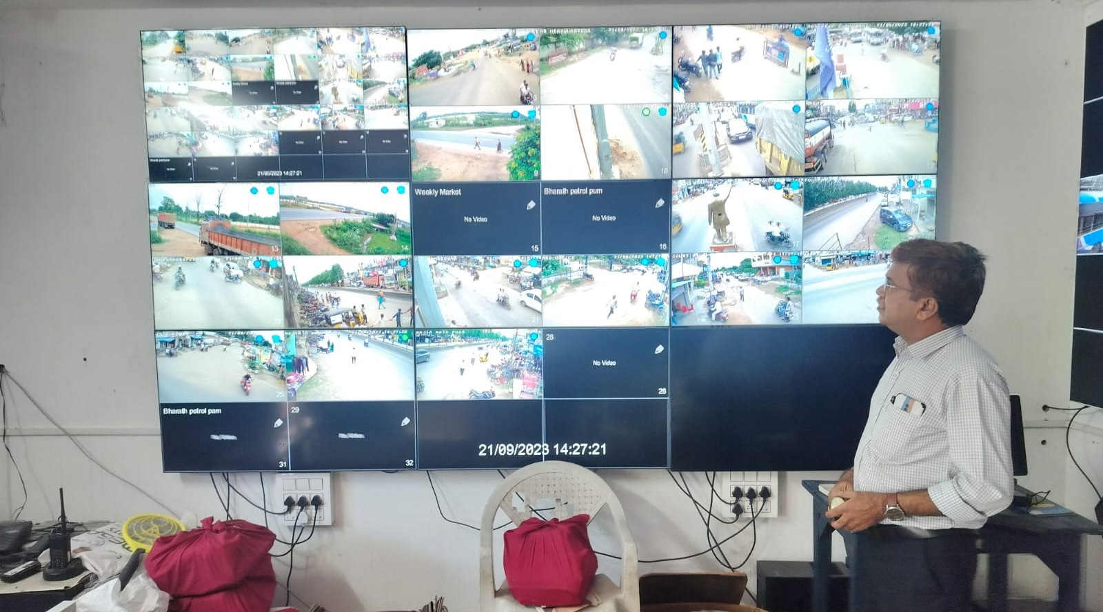 CCTV central monitoring system